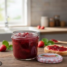 230ml plechovka + jahodové viečko