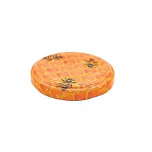 Vrchnák na konzervu 63 - med