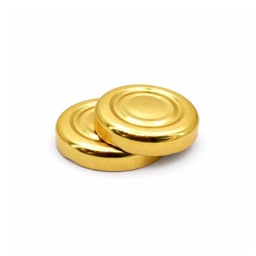 38-palcové viečko na plechovku - hlboko uzatvárateľné (zlaté)