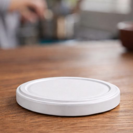 Vrchnák na 100 plechoviek - biely