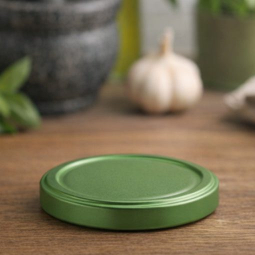 Vrchnák na 100 plechoviek - zelený