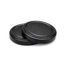 82 vrchnákov na plechovku - čierne