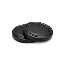 63 viečok na plechovku - čierne