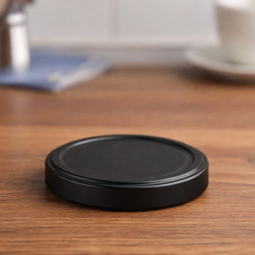 63 viečok na plechovku - čierne