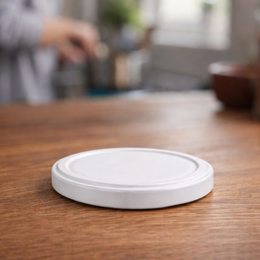 Vrchnák na plechovku veľkosť 53 - biely