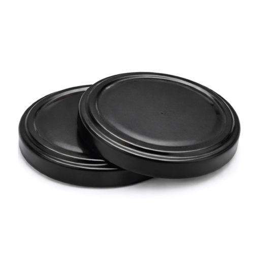 Vrchnák na 100 plechoviek - čierny