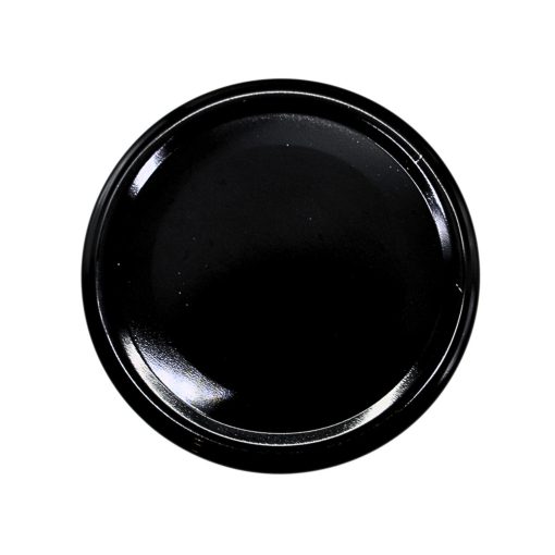 89 vrchnákov na plechovku - čiernych