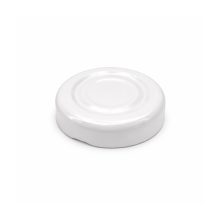 38-palcové viečko na plechovku - hlboko uzatvárateľné (biele)