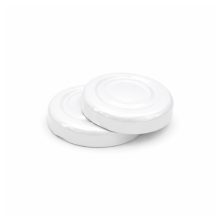 38-palcové viečko na plechovku - hlboko uzatvárateľné (biele)