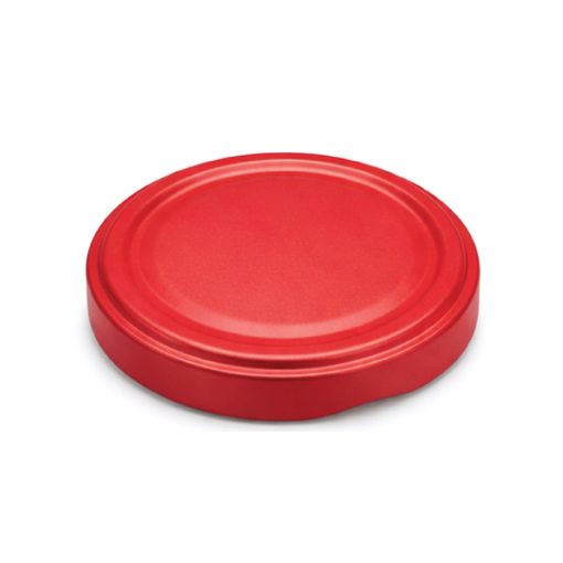 Vrchnák na 100 plechoviek - červený