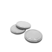 Plechové viečko zo 70. rokov - biele