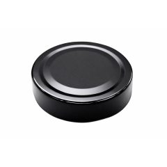   Vrchnák na plechovku veľkosti 70 - čierny (hlboko uzatvárateľný)