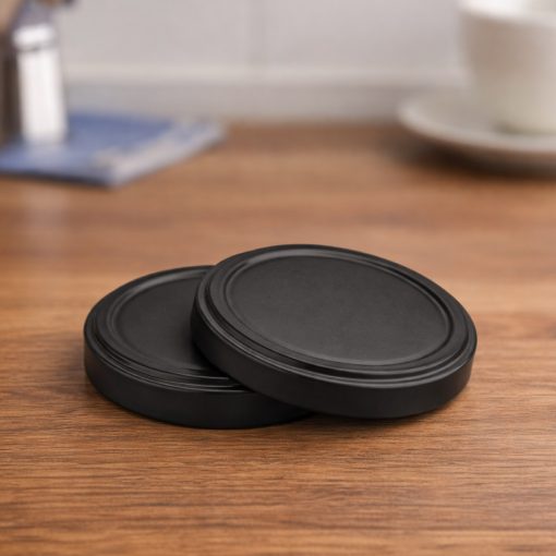 Vrchnák na plechovku veľkosť 53 - čierny (matný)