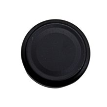 Vrchnák na plechovku veľkosť 53 - čierny (matný)