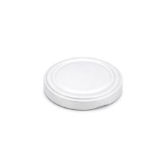 Vrchnák na 63 plechoviek - biely