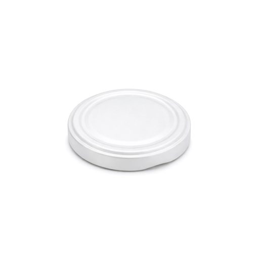 Vrchnák na 63 plechoviek - biely