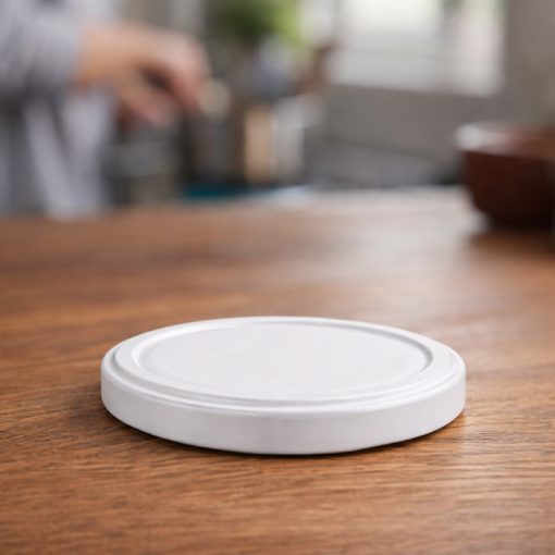 Vrchnák na 63 plechoviek - biely