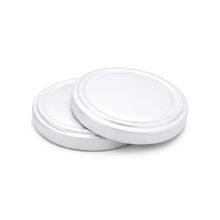 Vrchnák na 82 plechoviek - biely