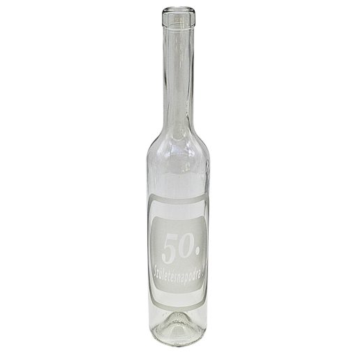 500ml pieskované fľaše