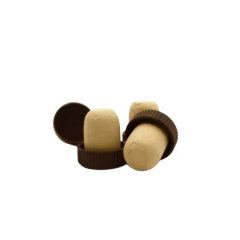 Korková zátka s plastovým vrchnákom (27x19,5 mm)