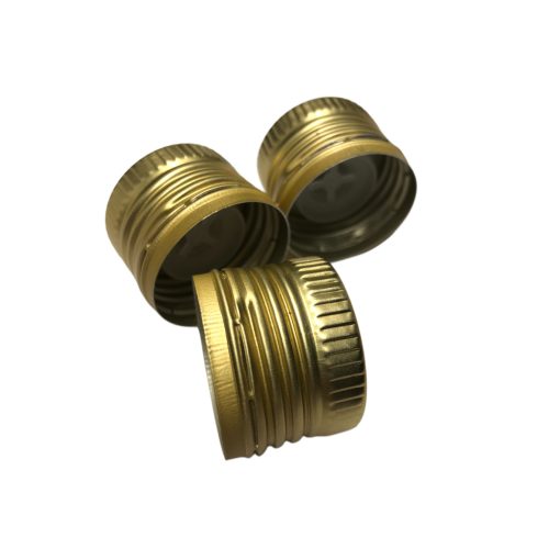 Zlatý závitový uzáver s výlevkou 31,5*24