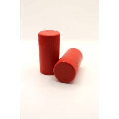 Plastový skrutkový zámok - červený