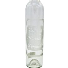 500ml pieskovaná fľaša - meniny.