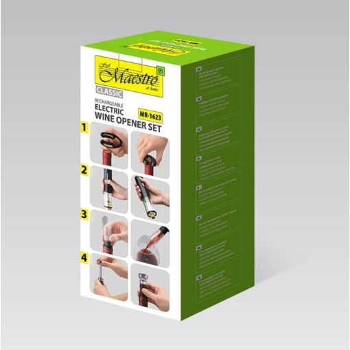 Elektrický otvárač na víno Maestro MR-1623 USB