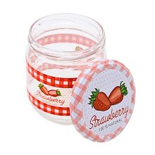 425ml pohár - jahoda s viečkom