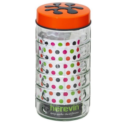 Úložná fľaša 2 litre - Puzzle - oranžová