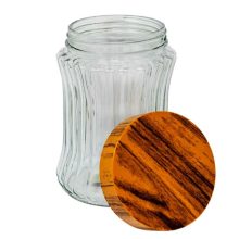 1000ml skladovacia fľaša z dreva