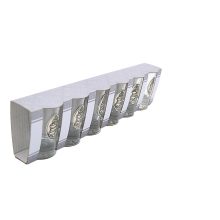 Sada 6 plechových pohárov s etiketami