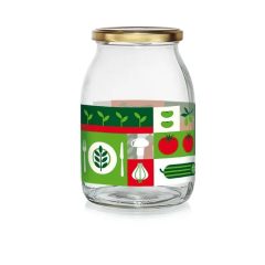 1000 ml zavárací pohár so zlatým viečkom Pachino