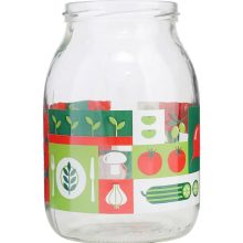 1000 ml zavárací pohár so zlatým viečkom Pachino