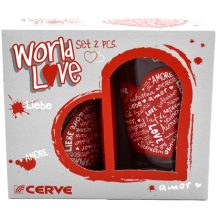 Sada pohárov World Love (2 ks)