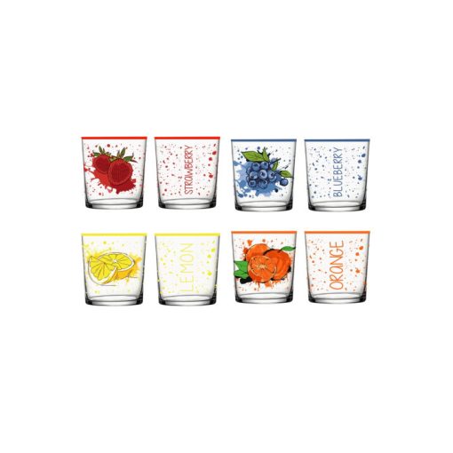 345ml pohár - ovocný vzor
