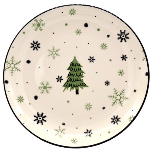 Vianočný dezertný tanier (borovica)