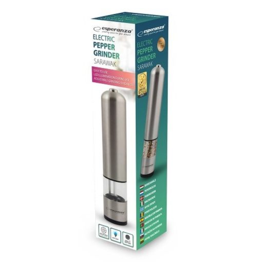 Mlynček na korenie Esperanza Sarawak z nehrdzavejúcej ocele