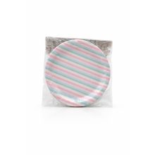 Papír party tányér 18 cm 8 db-os 2 színben