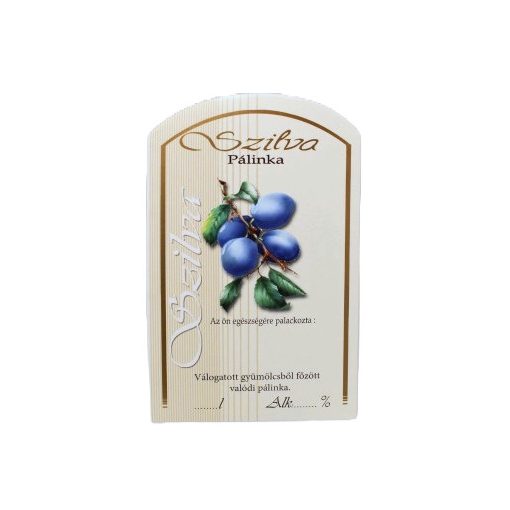 Spirit Pálinka Label - Plum (large)