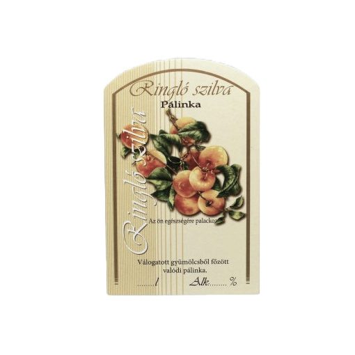 Spirit Pálinka Label - Ringló Plum (large)