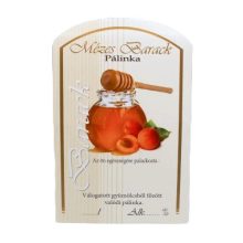 Spirit Pálinka Label - Honey Peach (large)