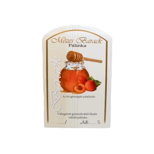 Spirit Pálinka Label - Honey Peach (large)