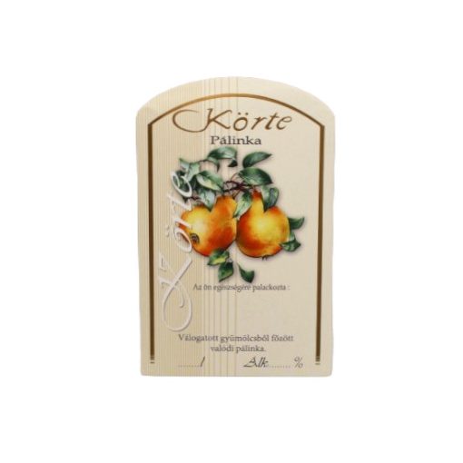 Spirit Pálinka Label - Pear (large)