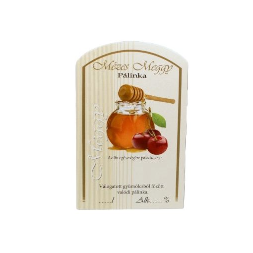 Spirit Pálinka Label - Honey Sour Cherry (large)