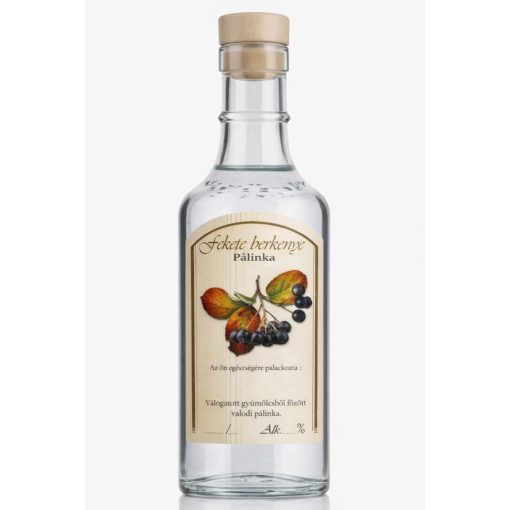 Spirit Pálinka Label - Black rowan (large)