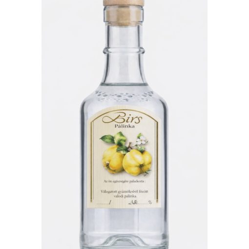 Spirit Pálinka Label - Quince (large)