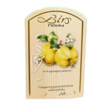 Spirit Pálinka Label - Quince (large)