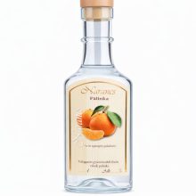 Spirit Pálinka Label - Orange (large)