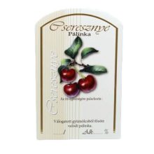 Spirit Pálinka Label - Cherry (large)